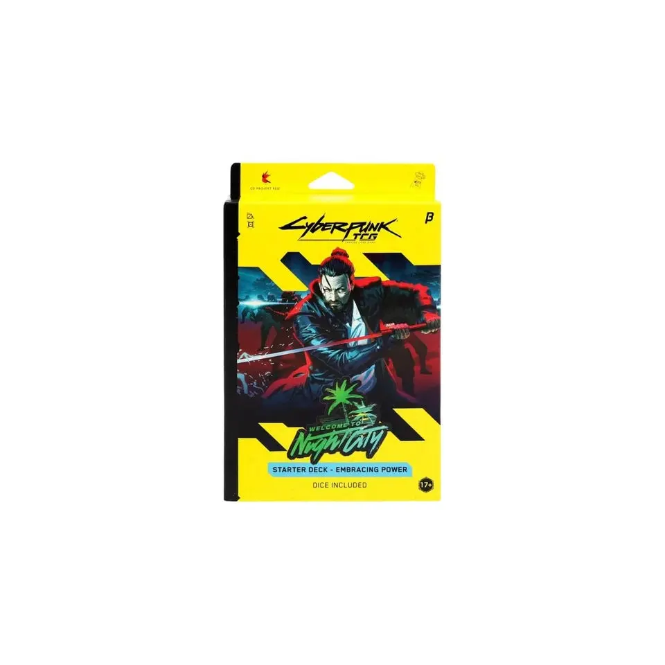 Cyberpunk TCG: Beta Starter Deck Embracing Power