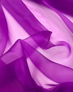 Magenta Crystal Organza