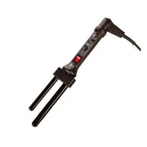 Le Angelique Deuce Double Barrel Curler with 13mm & 16mm Ceramic Barrels Tangle-Free Cord & Thermal Heat Resistant Glove
