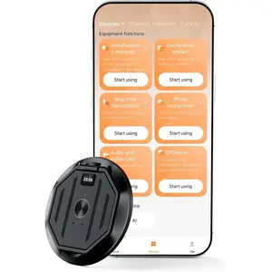 AI Voice Recorder, Transcribe & Summarise with AI Technology 64GB Memory Device  Phone Stand Offline/Online Translation Support 127 Languages for Lectures, Meetings, Calls, Travel