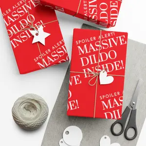 Funny Naughty Wrapping Paper | NSFW Gift Wrap | Bachelorette Gift Wrap | White Elephant Wrapping Paper | Penis Gift Wrap | Gag Gift Wrap