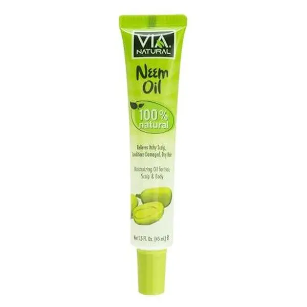 Via Natural 100% Natural Neem Oil 1.5 Fl Oz (Pack of 1)
