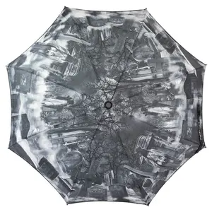 Skull Handle Cemetery Umbrella