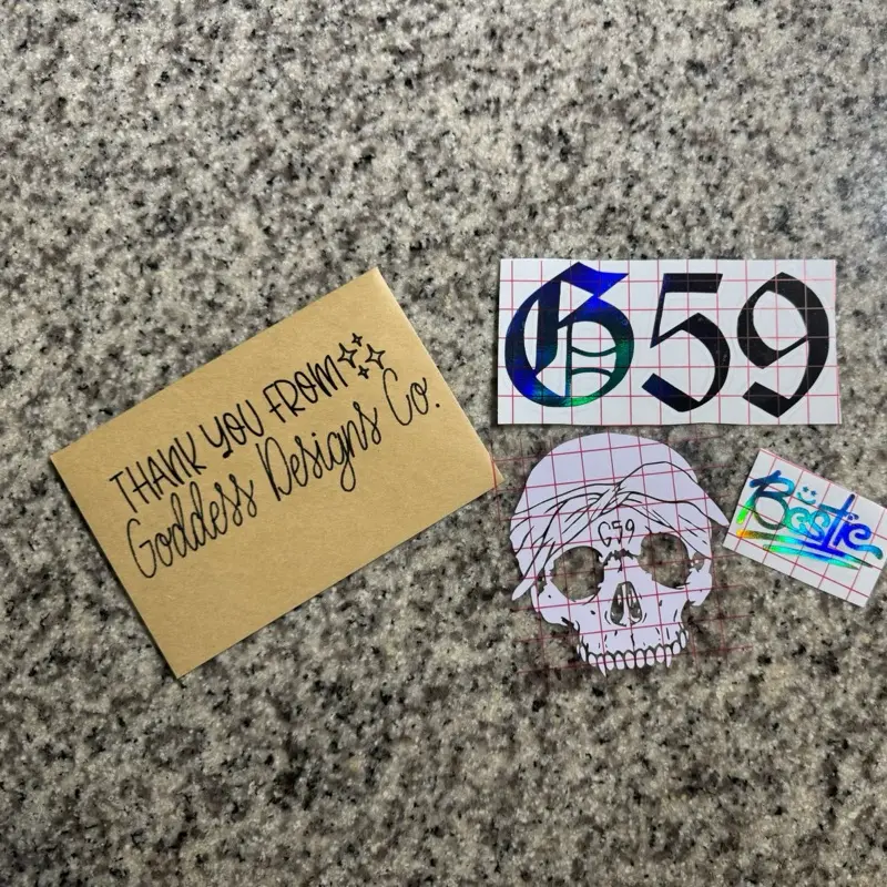 G-59 Quality Decal - Customizable Design for Personalized Use