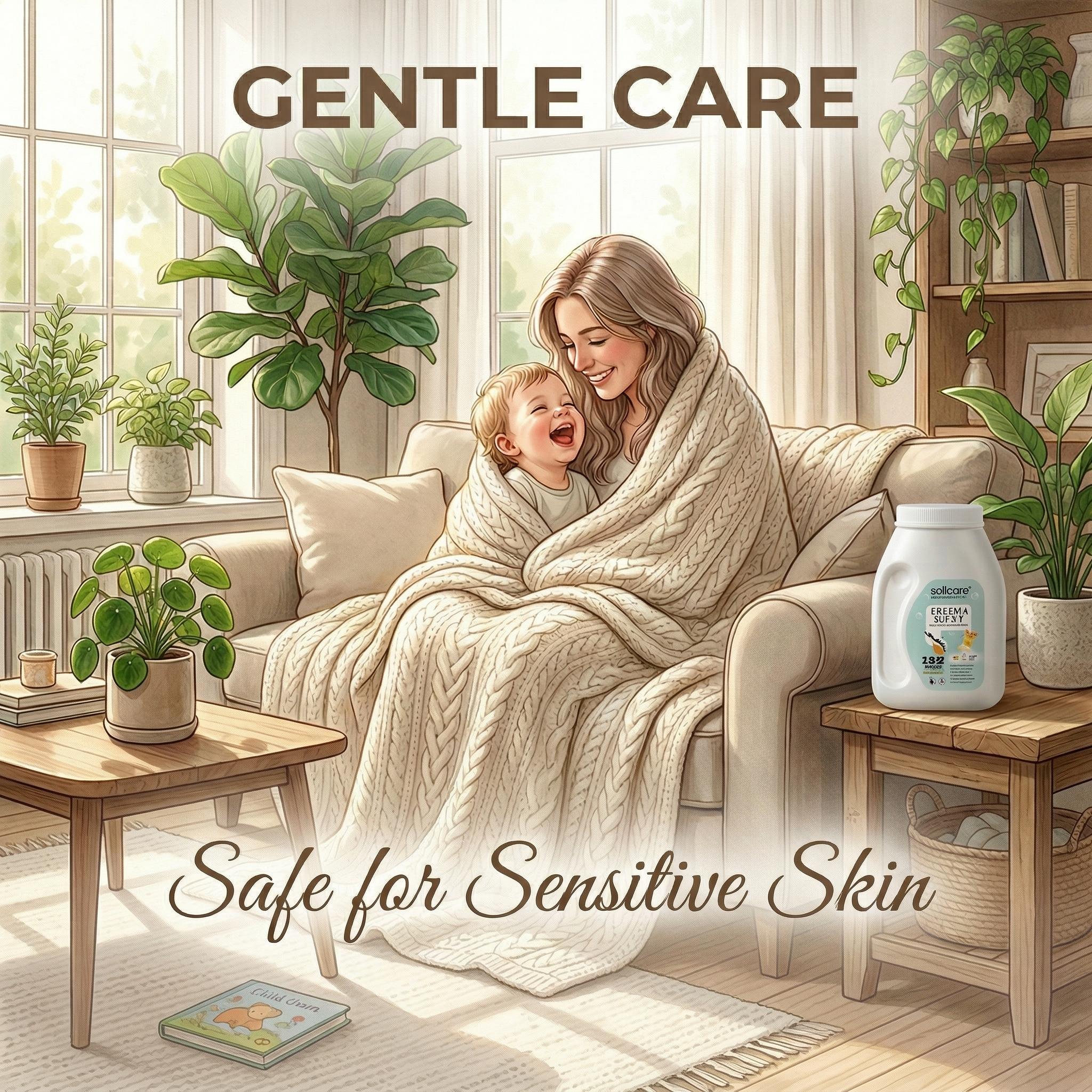 Z-Solicare 6 in 1 Stain Fighting Odor Eliminating Ocean Breeze 138 Paks Multi-Chamber HE Compatible Laundry Detergent Pods for All Washing Machines