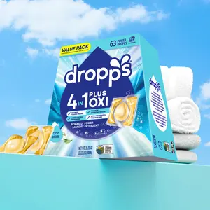 4-in-1 Plus Oxi Biobased Power Laundry Detergent Pods, Crisp Breeze