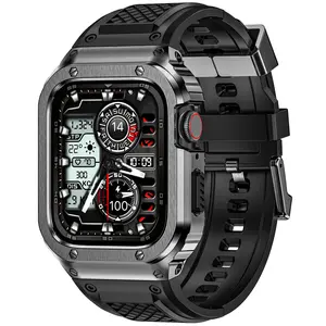 Suitable for Apple Watch Ultra Stainless Steel Case S11 Silicone Integrated Mechanical Style 49mm Strap Wristband