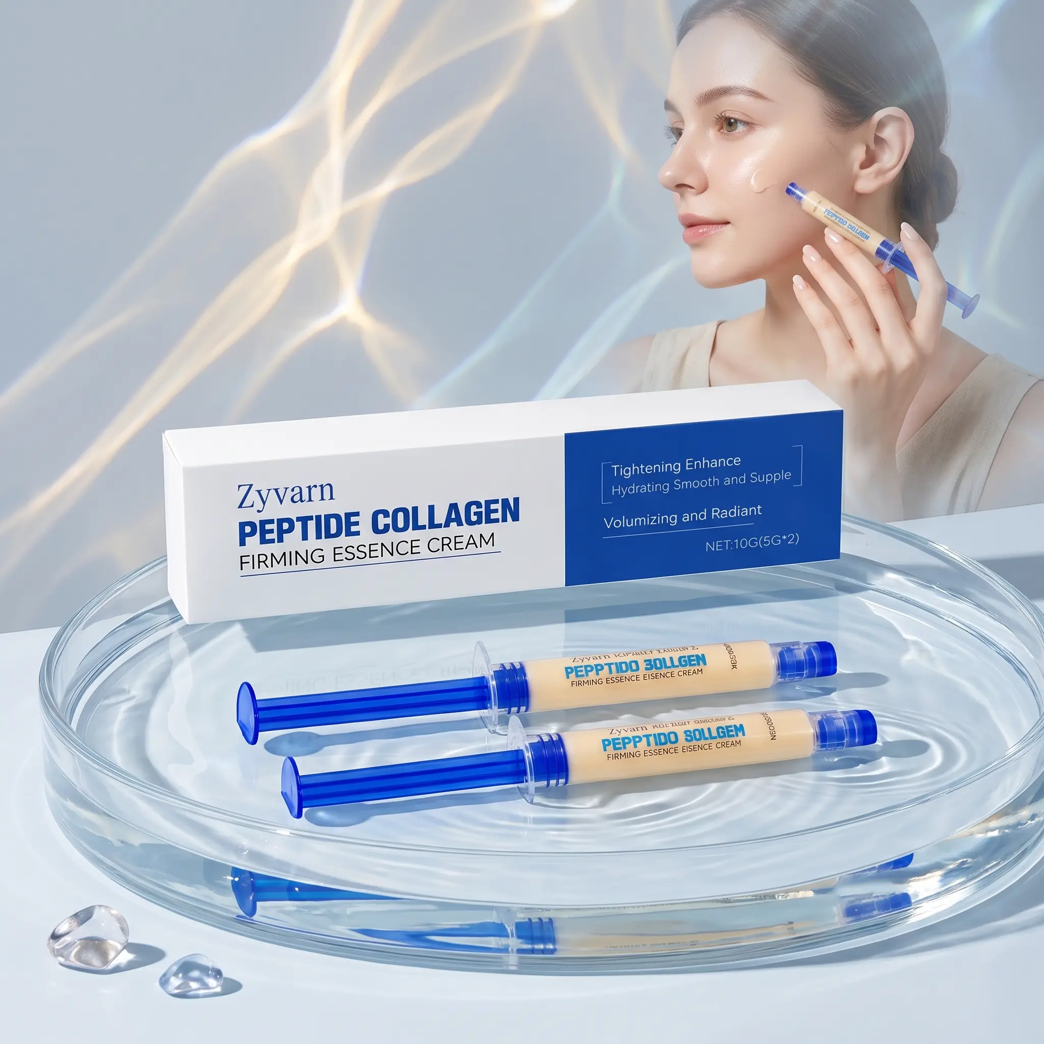 Collagen Face Moisturizer - Daily Use Moisturizer for Face, Gentle Massage Care, Long-Lasting Hydration, Firms Skin, Essential Skincare Routine Item