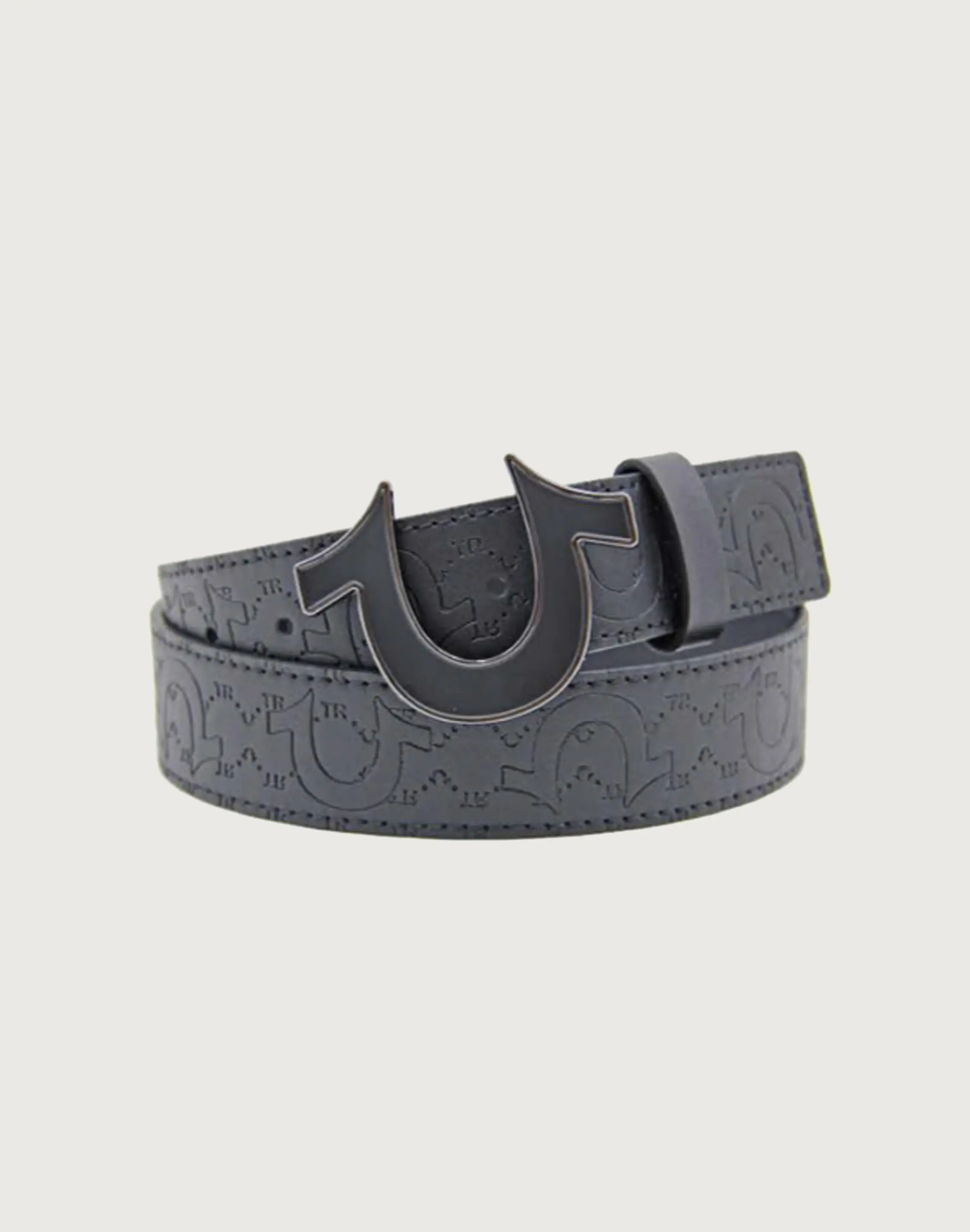 Mens True Religion Embossed Horseshoe Enamel Buckle Belt Mens True Religion Embossed Horseshoe Enamel Buckle Belt