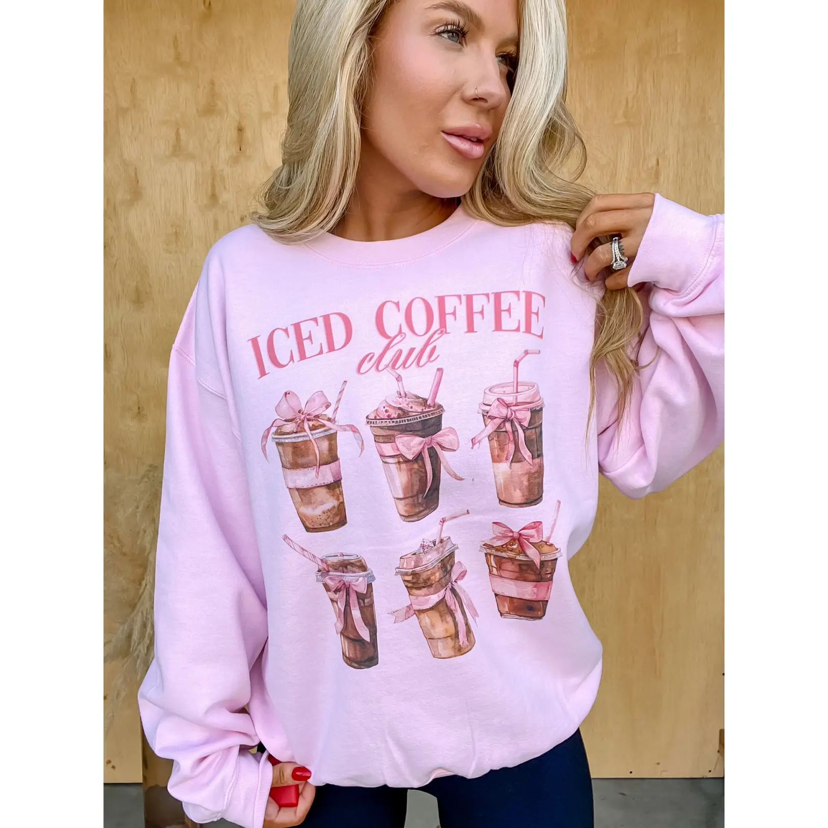 Iced Coffee Club Graphic Top Iced Coffee Club Graphic Top