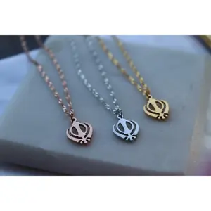 Never Fold Khanda Necklace