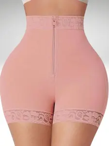 Butt Lifting Faja Shapewear for Women – Tummy Control Body Shaper Panty with Hook & Zipper Closure Comfort Compression Womenswear Breathable