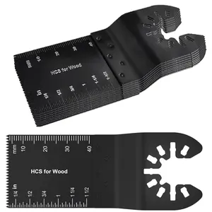 Oscillating Tool Blade Set, Multipurpose Quick Release Oscillating Saw Blade Set, Power Tool Accessories for Wood Plastic Cutting, Replaceable Blades