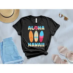 Men's Hawaiian vacation and summer lifestyle Graphic T-Shirt - Short Sleeve Crew Neck Regular Fit Casual Wear | Soft & Breathable Fabric, Durable Print, Everyday Comfort, Machine Washable, casual summer fashion with tropical and beach elements beach or