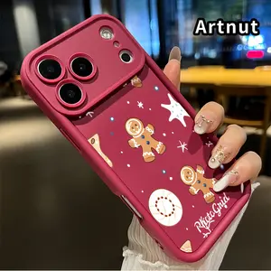 Soft Phone Case for iphone 17 Pro Max 16 Plus 15 14 13 12 11 XR Air E Gingerbread Delight Dream Full Coverage Enhanced Lens Protection Rugged Durable Shell for Girl