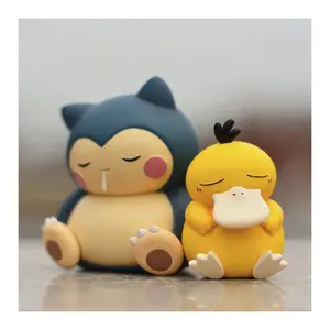Anime Pokemon Figures Toys Sleep Starry Dream Series Psyduck Snorlax Action Figure Cartoon Collect Christmas Doll Model Toys