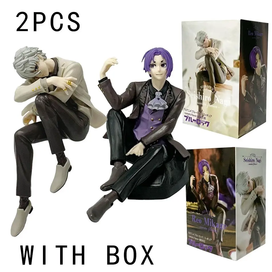 In Stock BLUE LOCK Nagi Seishiro Mikage Reo Rin Itoshi Isagi Yoichi Anime Action Figure Toys Collectible Model Christmas Gift
