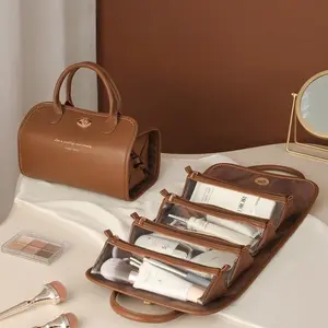 4-in-1 Storage Bag Set: Cosmetic Bag, Travel Toiletry Bag, and Organizer Pouches—A Stylish and Multifunctional Four-Piece Combination