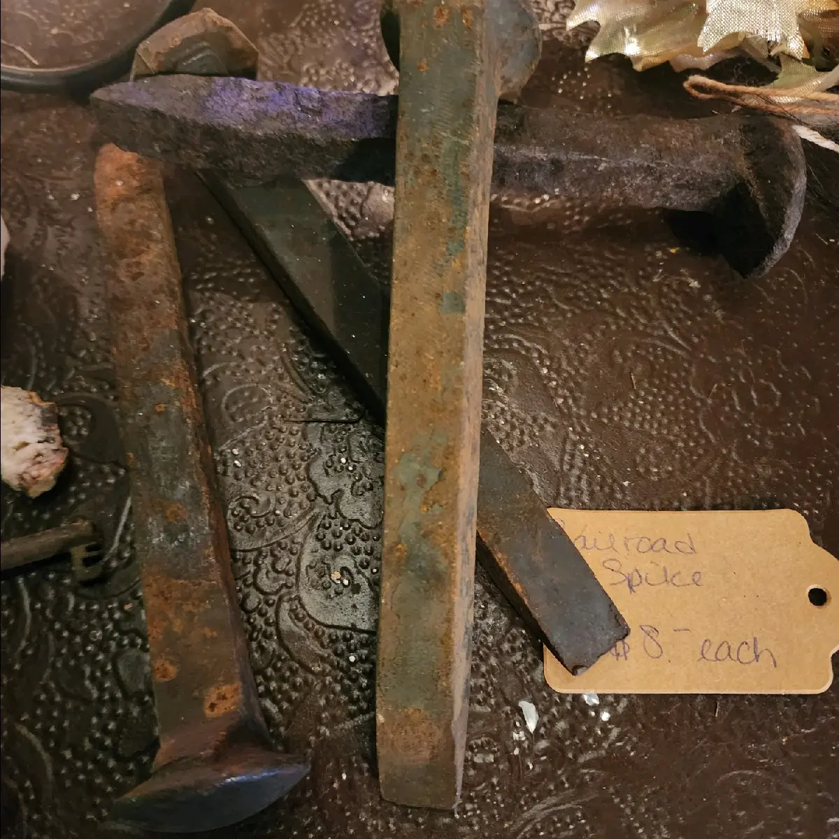 Iron Railroad Spikes