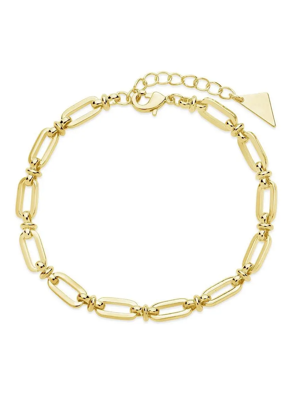 Sterling Forever Oval Link Chain Bracelet