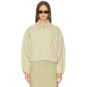 SRG Elenore Suede Jacket in Butter Beige