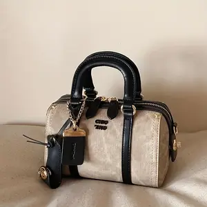 Semi-Cooked Mocha Pillow Bag for Women, New Small Handbag, Tote, Shoulder, and Crossbody Bag
