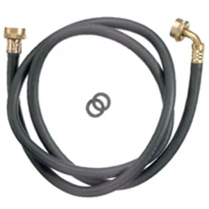212 MAIN Plumb Pak PP850-6 Reinforced Rubber Washing Machine Hose, 6 Ft. Household Appliance Replacement Part with Female Threads & Accessory