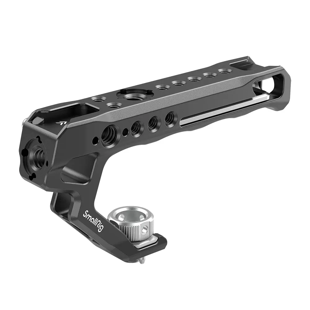 SmallRig Top Handle with Locating Holes for ARRI for Camera Cage, Ergonomic Design, with Anti-Off Designed Cold Shoe Adapter - 2165C, Digital Camera, Camera Mount