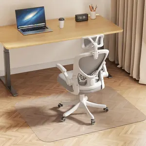 Office Chair Mat for Hardwood Floor, 30"x48" Office  Desk Chair Mat, Clear PVC Heavy Duty Floor Protector Mats for Rolling Chairs, Only for Hard Floor (30"x48" Rectangular)