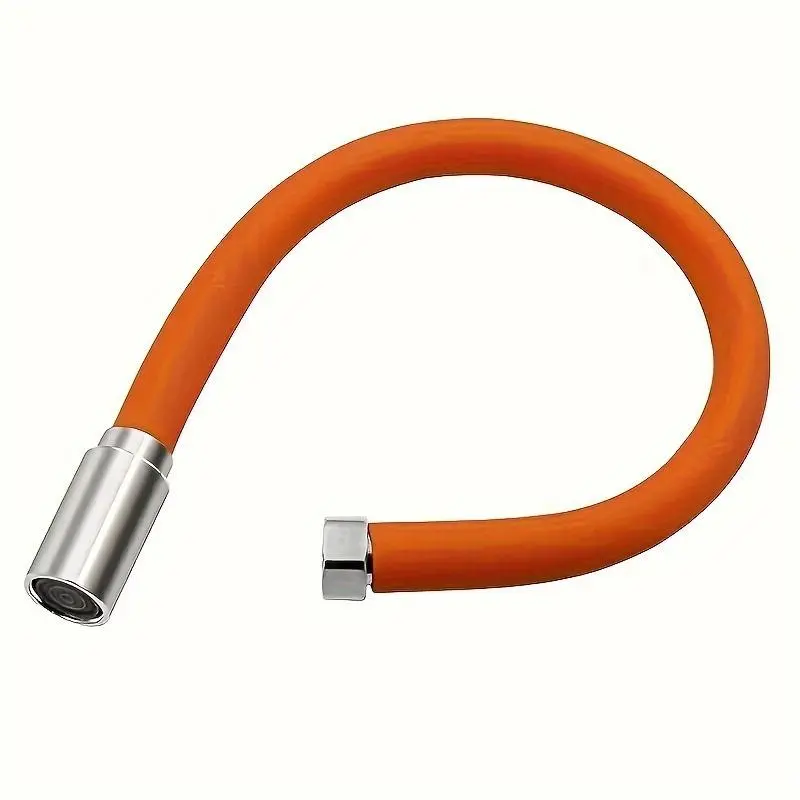 1pc Universal Foaming Extension Tube With Connector Adjustable Sink Drain Extension Tube 360 Degree Faucet Extender For Toilet Balcony Bathroom