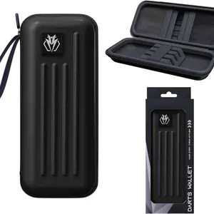 Dart Case,Darts Carrying Case Holds 3 Darts and Extra Accessories,Built-In Storage Tubes and Pockets for Flights, Tips, Shafts ect