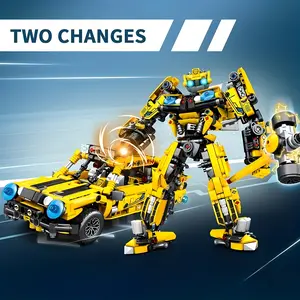 Nidonu-Transform Robot And Sports cars Building Toy set 769pcs Construction Educational Toys, Transforming Building Kits Birthday Christmas gift