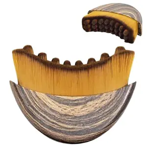 Lymphatic Contour Face Brush for Jawline & Chin Sculpting, Soft Bristles Dry Brushing Massager for Lymphatic Drainage & Facial Fatigue Relief, Ergonomically Designed to Fit The Skin Precisely, Gift for Women for Her