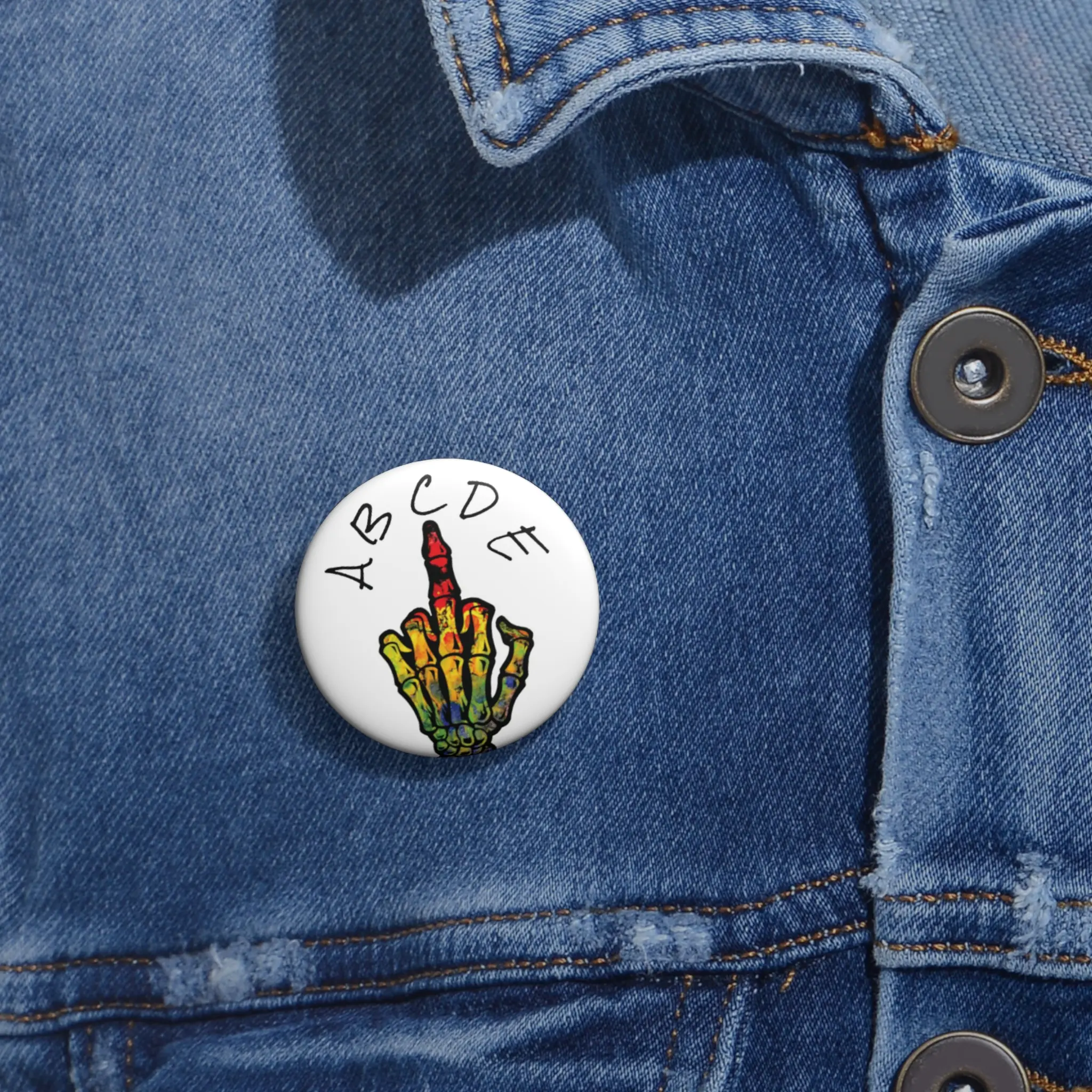 Funny Pin Buttons - Sarcastic Badge, Rude Pinback, Offensive Brooch, Insult Button, Swear Word Accessory