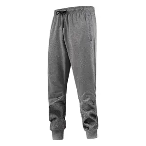 Heather Gray Slim Jogger Pants, Minimal Casual Silhouette Perfect For Daily Errands And Lounging, Blending Understated Vibes And All-Day Comfort