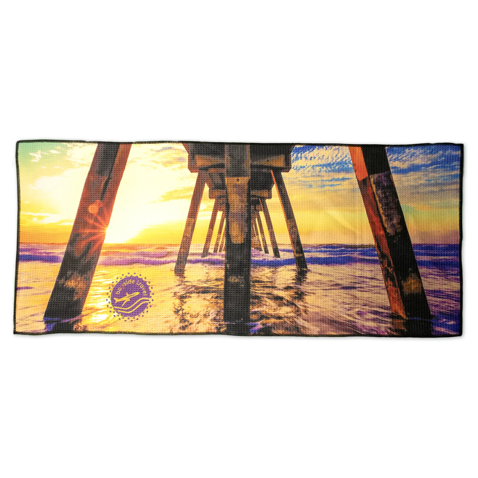 Custom Golf Caddy Towel, Personalized Golf Towel, Premium Waffle Weave Material, Durable and Machine Washable 17 x 40 inches, Golf Club Cleaning