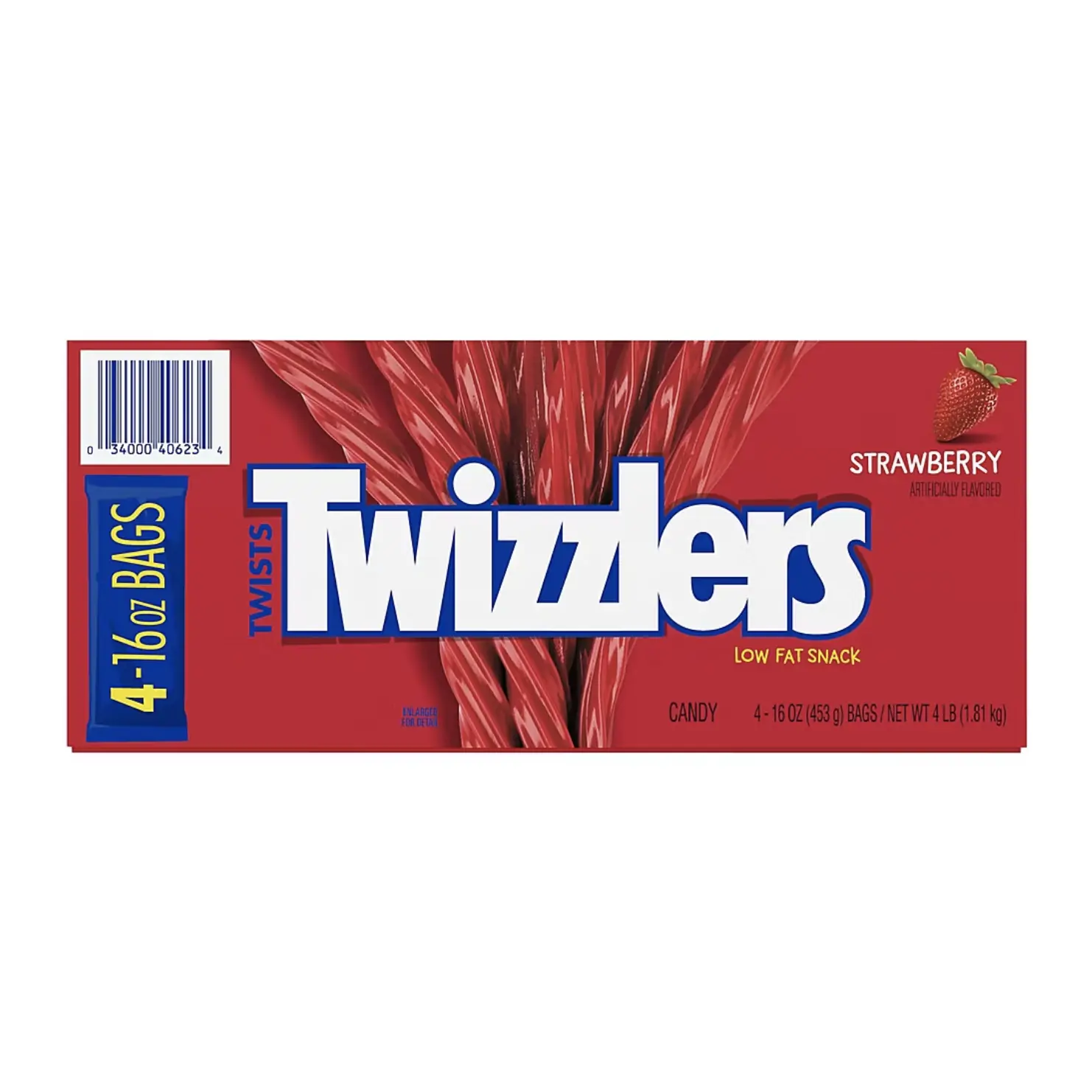 Twizzlers Strawberry Twists 4 lb
