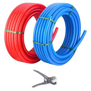 3/4" 600ft, 300ft x 2, PEX-A Pipe, Red & Blue & Cutter