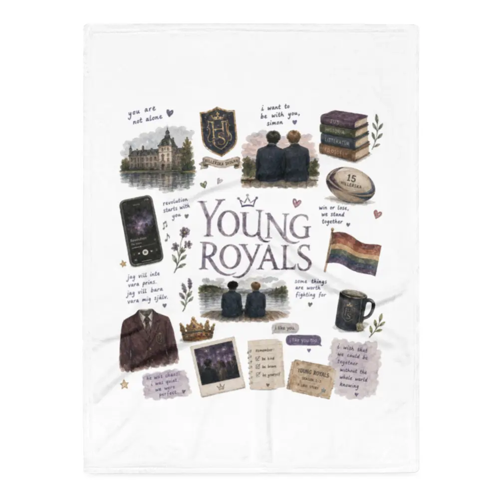 Young Royals Throw Blanket