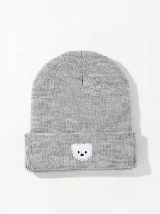 Bear Animal Winter Warm Knit Beanie Hat, Animal Hats, Comfortable and Fashionable Design for Cold Weather, Essential Winter Accessory