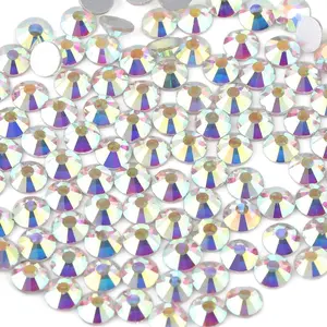 1440pcs Flat Back Crystal Rhinestones Round Gems for Nail Art and Craft Glue Fix, CrystalAB, SS20, 4.6-4.8mm : Arts, Crafts & Sewing