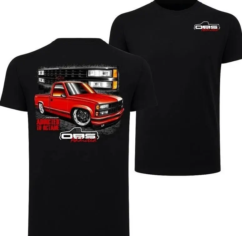 OBS Truck Addicted to Octane T-Shirt – Vintage Pickup Graphic Tee