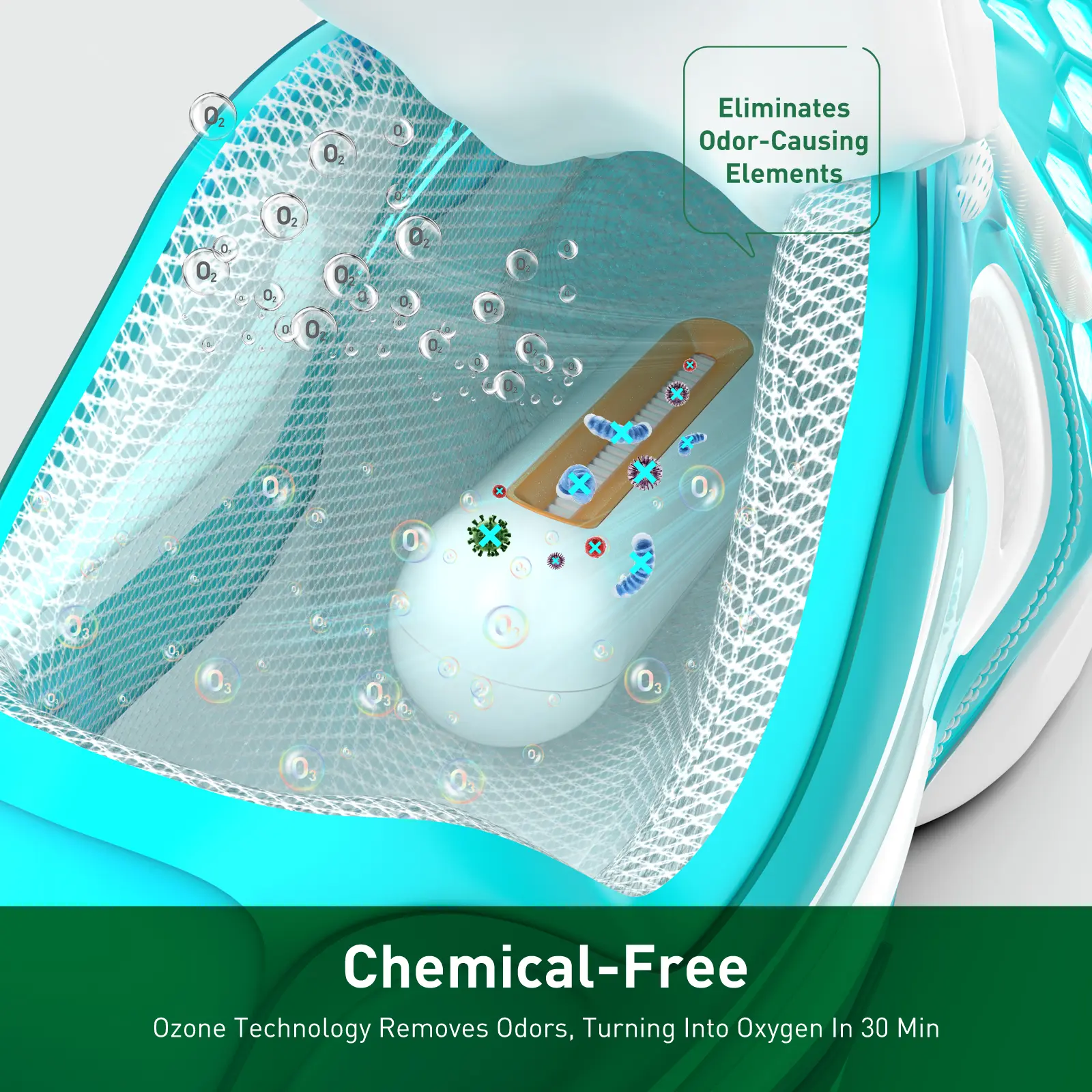 Chemical-Free Shoe Deodorizer for Sneakers, Boots, and All