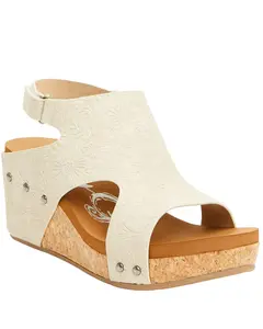 Very G Women's Wally Tooled Sandals - Vgws0107-Cream