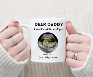 Ultrasound coffee mug, Personalized coffee mug, coffee mug for first time parents