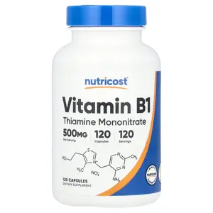 Nutricost Vitamin B1, 500 mg, 120 Capsules