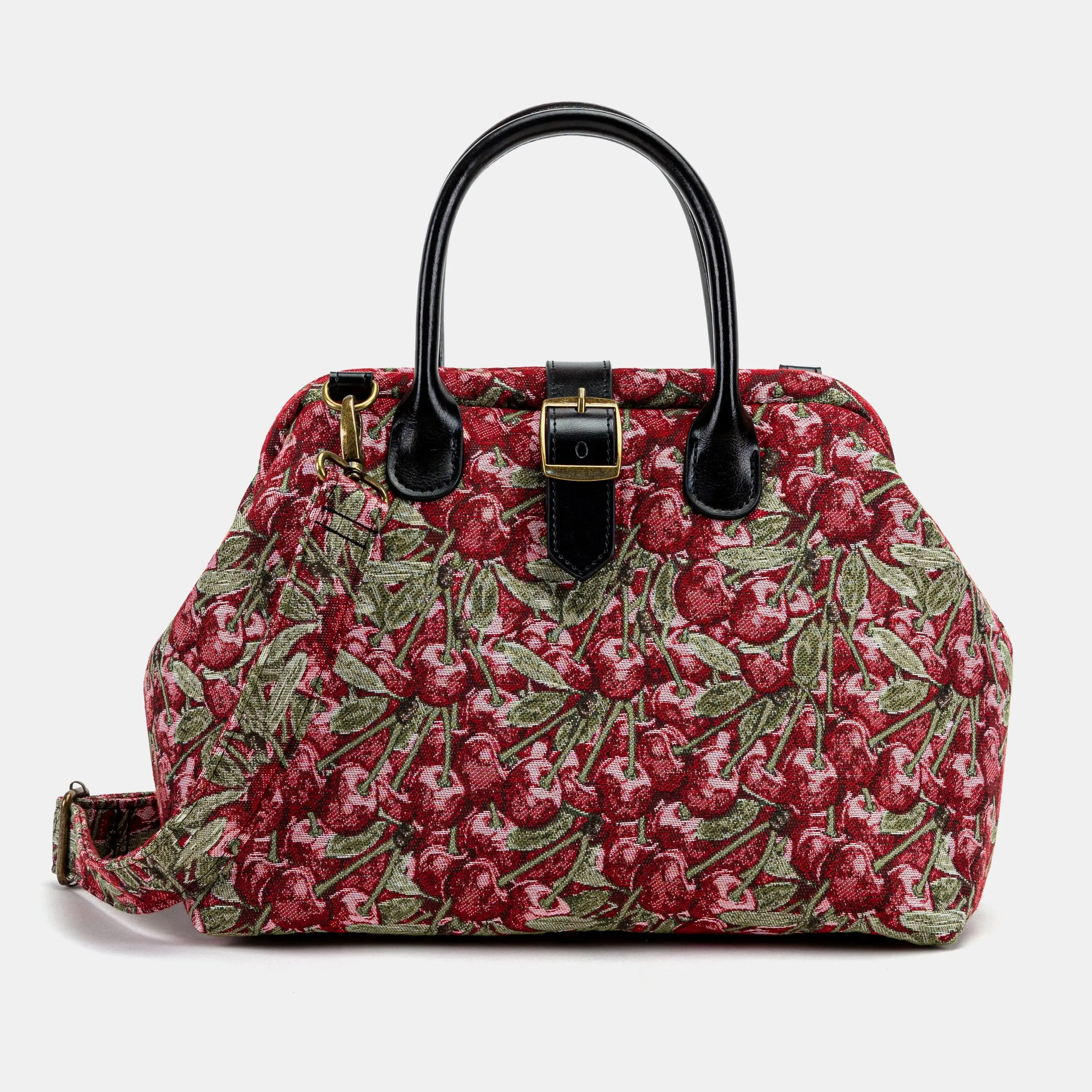 Cherry Cascade Carpet Handbag Purse