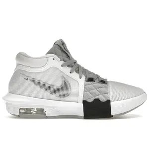 Nike Men's LeBron Witness 8 White Light Smoke Grey Basketball Shoes, from StockX