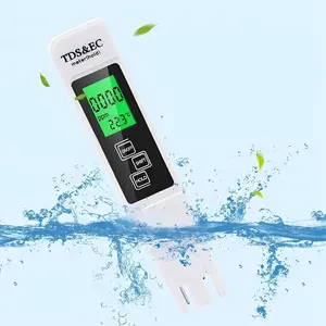 TDS Meter Digital Water Tester, 2025 New Professional 3-in-1 TDS, Temperature and EC Meter (°C, °F) 0-9990 ppm, Ideal for Drinking Water, Aquariums, Hydroponics, RO/DI Systems & More