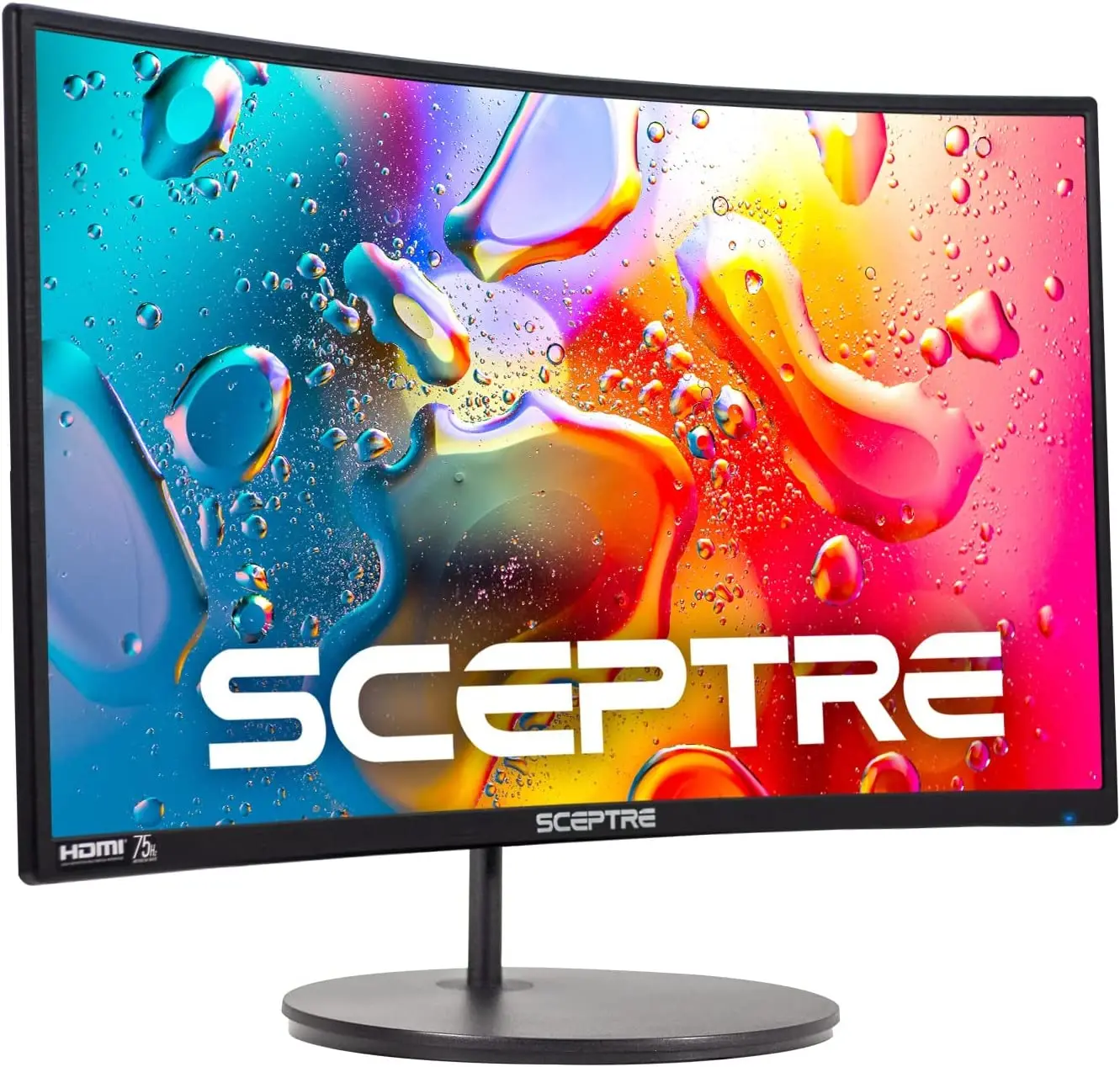 Gaming Curved 24-Inch Gaming Monitor 1080P R1500 98% Srgb HDMI X2 VGA Build-In Speakers, VESA Wall Mount Machine Black (C248W-1920RN Series) Sceptre